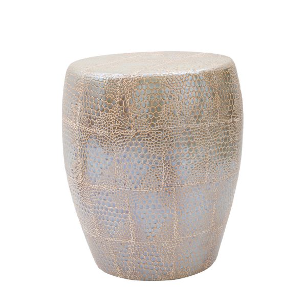Ceramic Snakeskin Stool