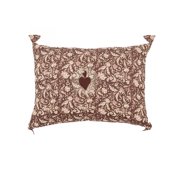 Sacred Heart Cushion in Red
