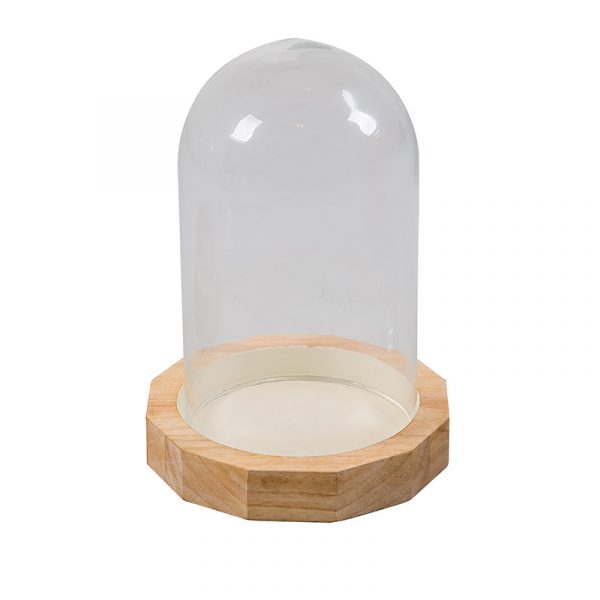 Glass Dome - White
