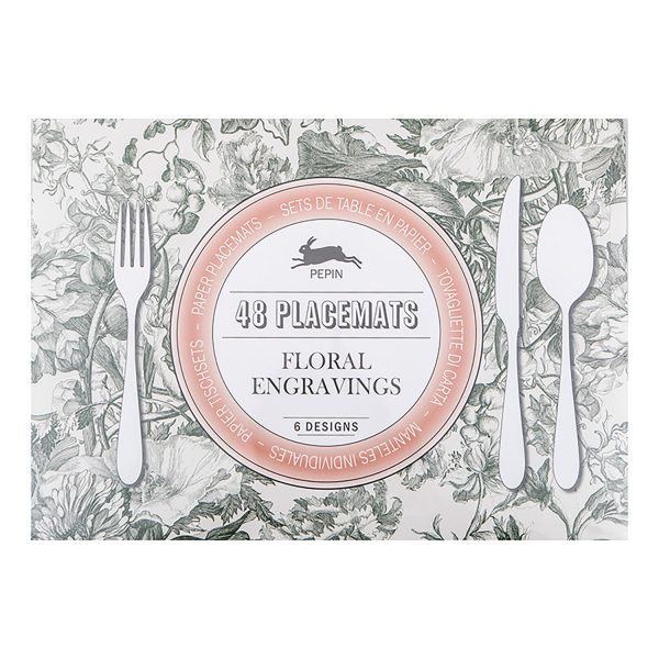 Floral Paper Placemats