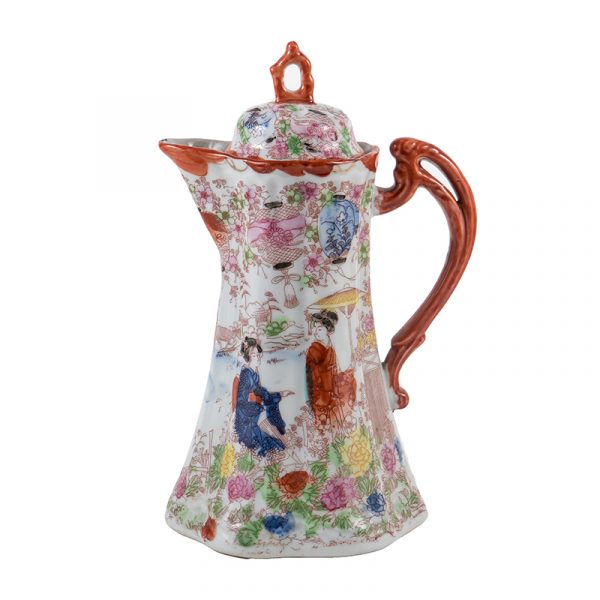 Handpainted Porcelain Pot