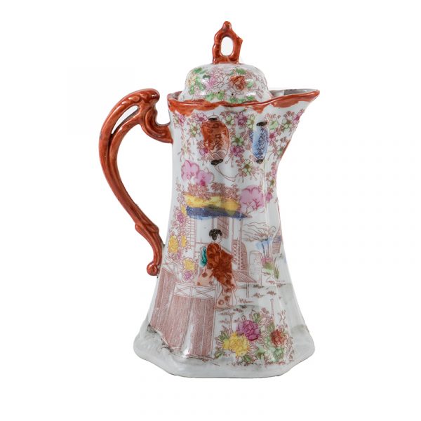 Handpainted Porcelain Pot - Image 2