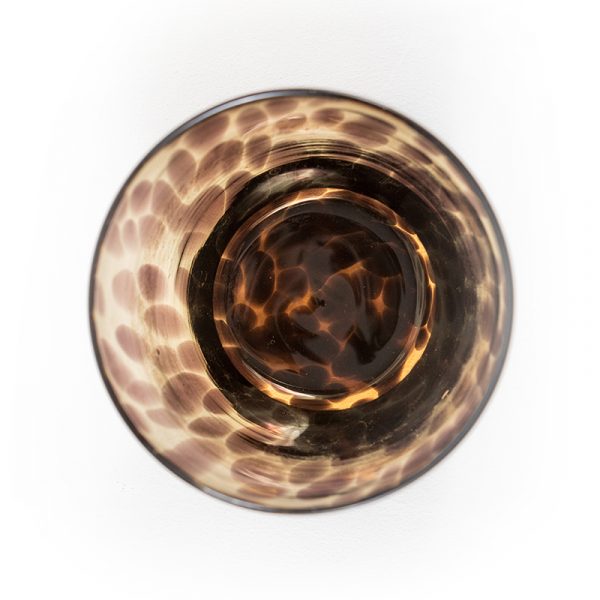 Amber Hand Blown Vase - Image 2