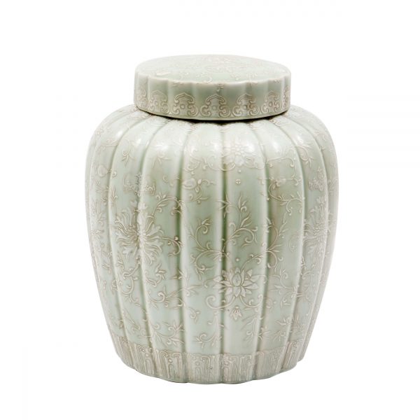 Floral Porcelain Jar