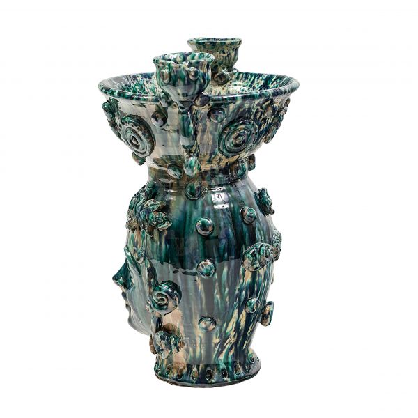 Undina Candle Holder Blue Green - Image 3
