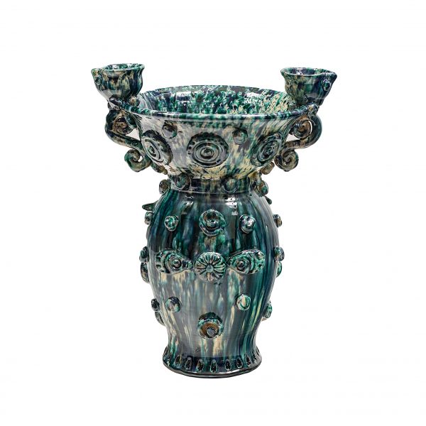 Undina Candle Holder Blue Green - Image 2