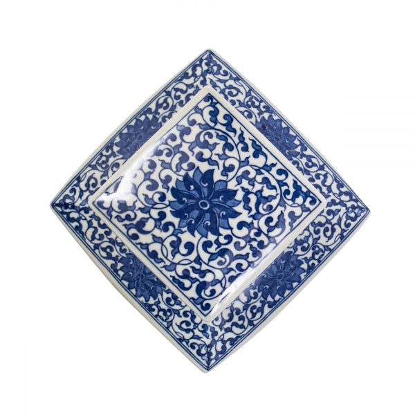 Blue & White Lotus Tea Jar- Large - Image 2