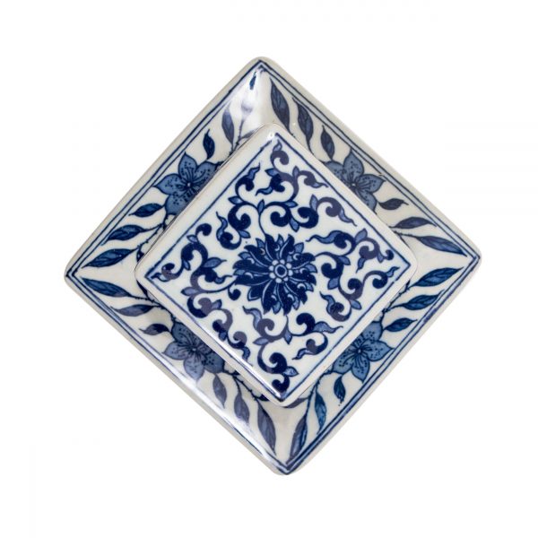 Blue & White Lotus Tea Jar- Small - Image 2