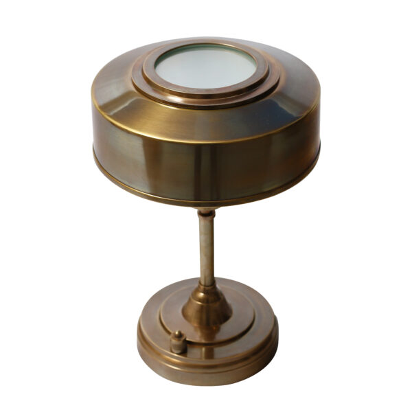 Industrial Brass Lamp- Antique - Image 2