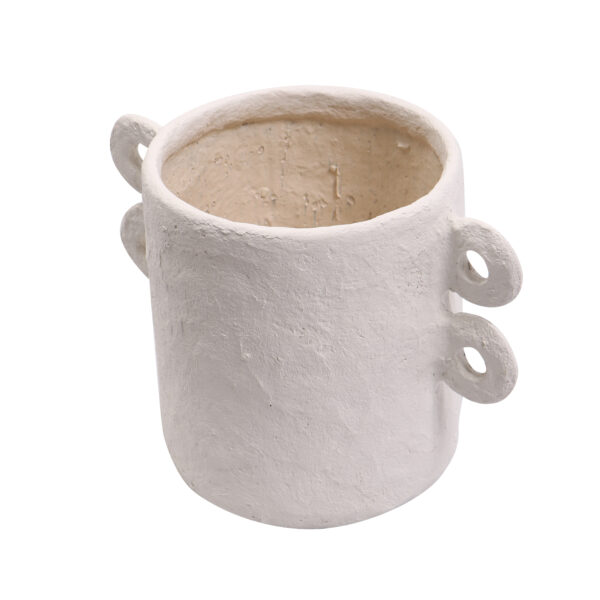 Pot Marie Paper Mache Beige - Medium - Image 2