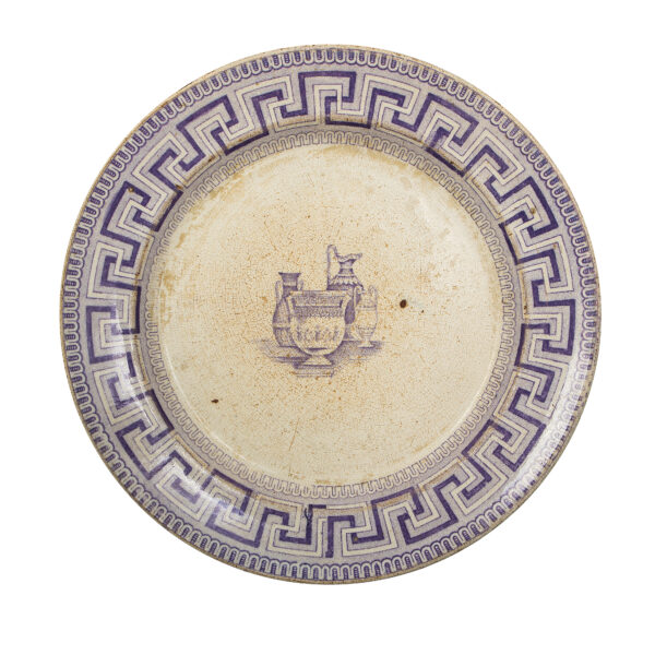 Greek Etruscan Plate - White
