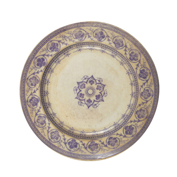 Vintage Leafage and Croll Plate