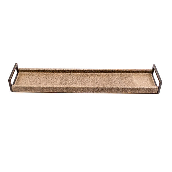 Faux Shagreen Tray - Long - Image 3