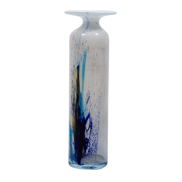 Blue Motion Tall Vase