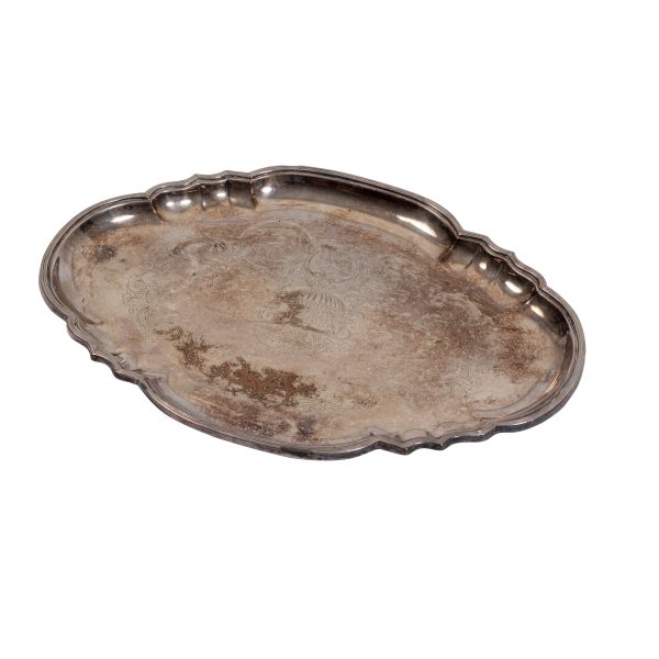 Silver Oval Tray - Image 2