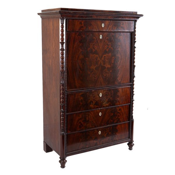Empire Mahogany Secretary - Image 2