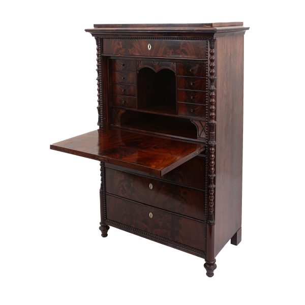 Empire Mahogany Secretary - Image 4